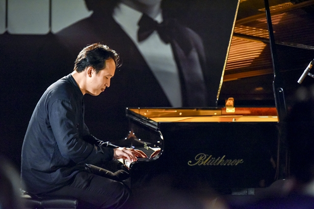 Pianist Nguyễn Đức Anh will perform in a concert celebrating the 250th anniversary of Beethoven’s birthday at the HCM City Opera House on November 28. —Photo courtesy of HBSO