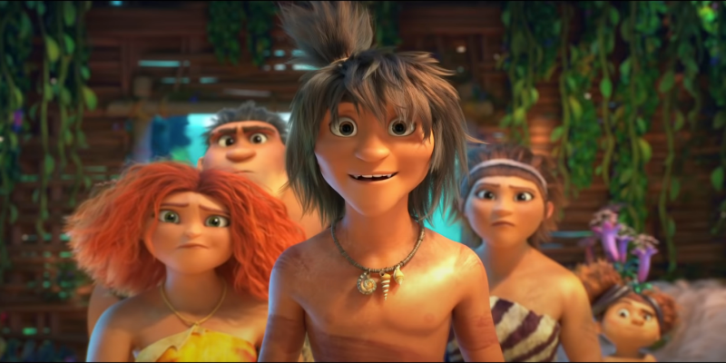 Một cảnh trong phim The Croods: A new age. Ảnh: IndieWire.