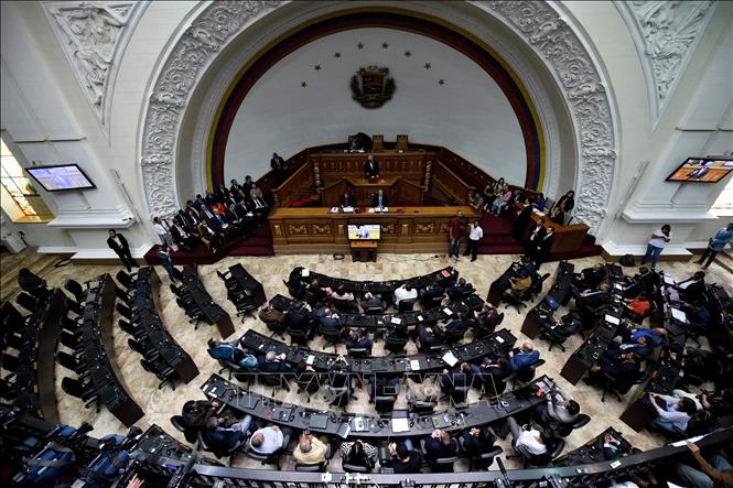 Toàn cảnh một phiên họp Quốc hội Venezuela ở Caracas. Ảnh tư liệu: AFP/TTXVN