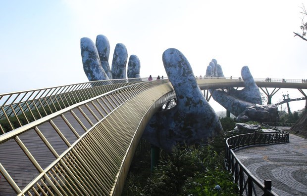 The Golden Bridge in Da Nang (Photo: VNA)