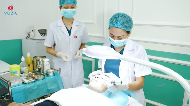 Công nghệ điều trị sẹo rỗ Plasma Scar tiên tiến nhất 2020 tại Viện thẩm mỹ Voza.