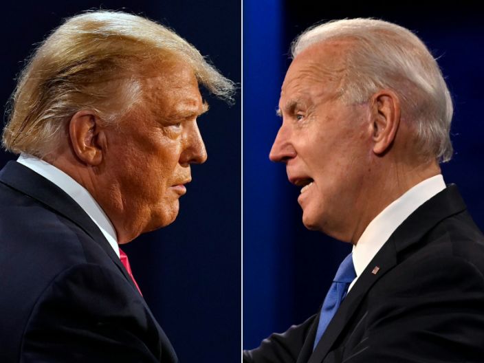 Các đại cử tri bỏ phiếu định đoạt thắng thua giữa ông Donald Trump (trái) và ông Joe Biden. Ảnh: Getty Images