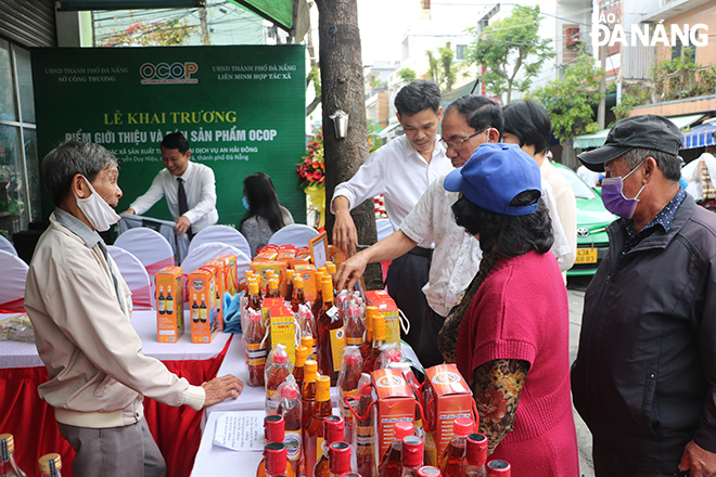 A recently-held fair in Da Nang showcasing locally-made OCOP products