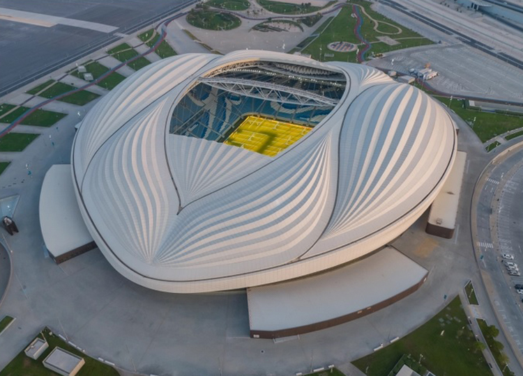 Sân vận động Al Janoub Sức chứa: 40.000 người Khánh thành: tháng 5/2019 Địa điểm: Wakrah