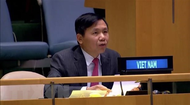 Ambassador Dang Dinh Quy, head of the Vietnamese mission to the UN (Photo: VNA)