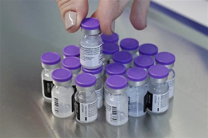 Vaccine ngừa Covid-19 của Pfizer/BioNTech tại một trung tâm y tế ở thành phố Tel Aviv, Israel ngày 20-12-2020. Ảnh: AFP/TTXVN