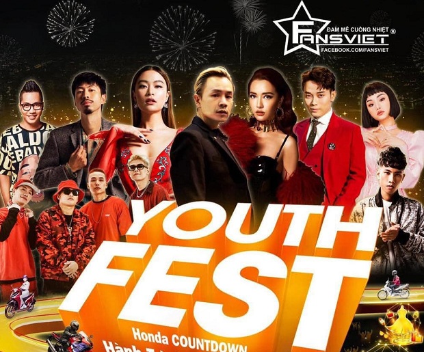 The ‘Honda Youth Fest’ countdown party to ring in New Year 2021 will take place at the 29 March Square located on 2 September Street on 31 December night