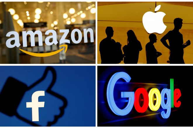 Ngày 15-12, Liên minh châu Âu (EU) đã chính thức công bố các dự thảo luật nhắm vào những “gã khổng lồ” công nghệ như Google, Amazon và Facebook. Ảnh: Reuters