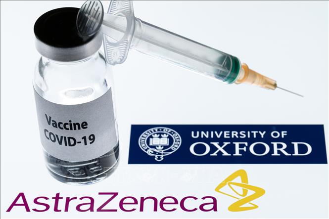 Hình ảnh mô phỏng vaccine ngừa COVID-19 của AstraZeneca/Đại học Oxford. Ảnh: AFP/TTXVN