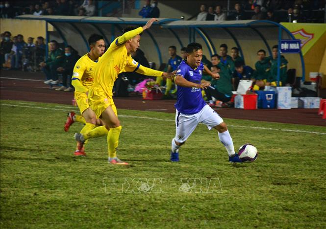 V.League 2021: Câu lạc bộ Nam Định thắng đậm Hà Nội trên sân nhà