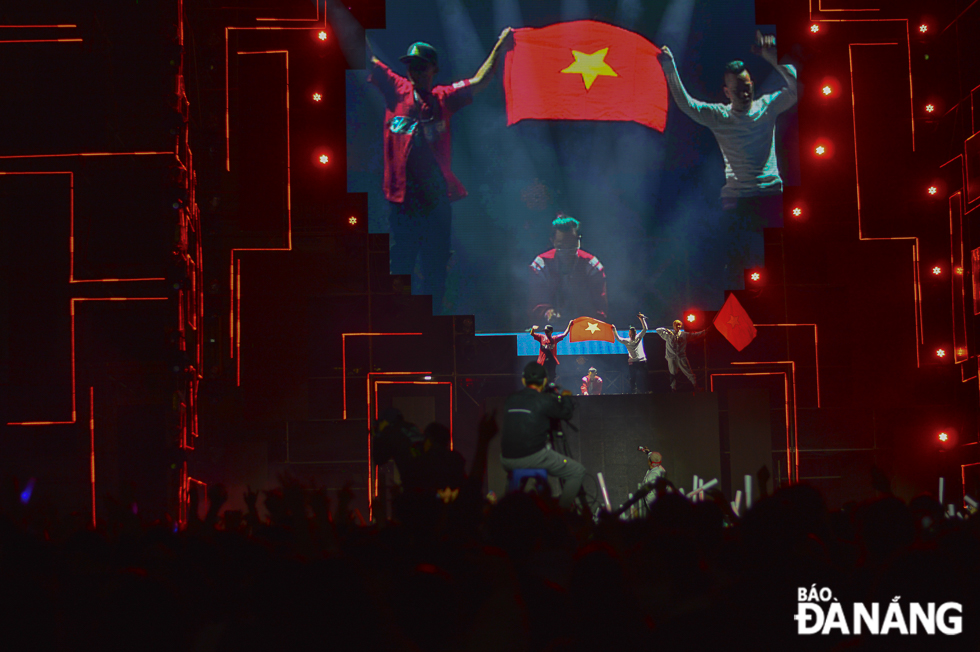 The Da Nang audience was treated to lively and vibrant DJ performances