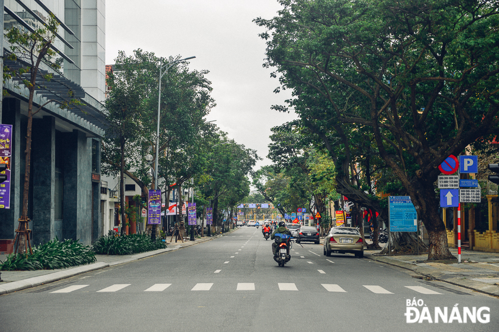  A peaceful image of Da Nang during the ongoing New Year holiday break