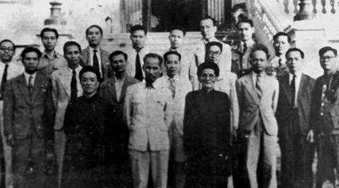 Chính phủ Kháng chiến, đứng đầu là Chủ tịch Hồ Chí Minh, được Quốc hội khóa I chấp thuận ngày 3-11-1946. (Ảnh tư liệu)	