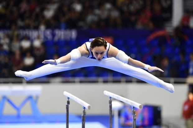 Dinh Phuong Thanh is expected to take second gymnastic slot for Vietnam at the coming Tokyo Olympics. (Photo: zing.vn)
