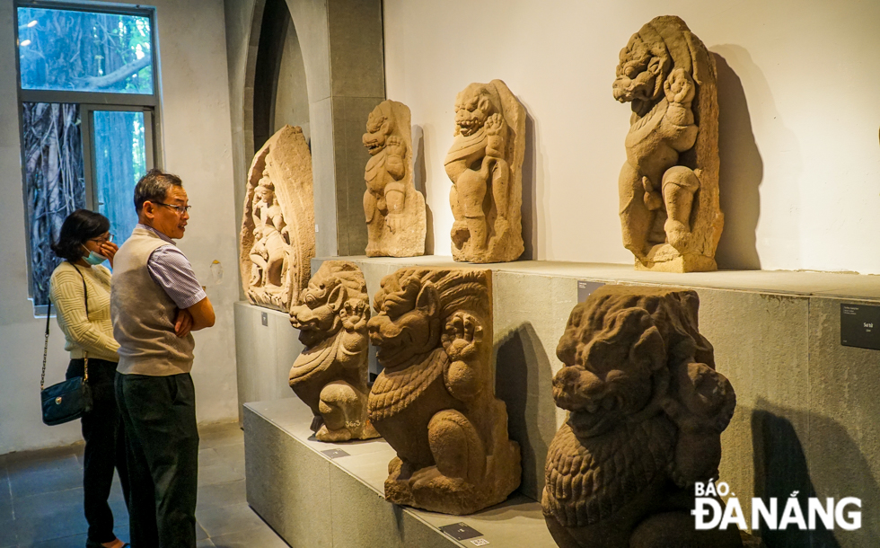 The museum now features an image displaying room, an archaeology-themed room, 2 galleries on Cham ethnography in south central region and Sa Huynh cultural achievements, and 10 Cham sculpture arts galleries including My Son, Tra Kieu, Dong Duong and Thap Mam.