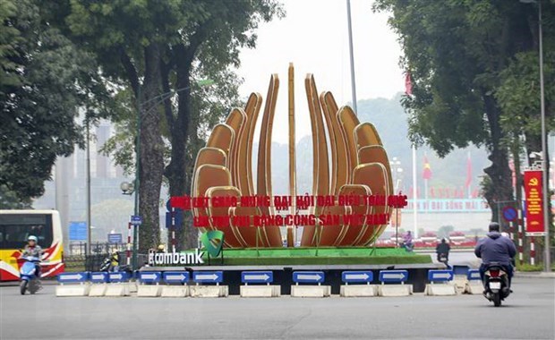 The Communist Party of Vietnam will hold its 13th National Congress from January 25 to February 2. (Photo: VNA)