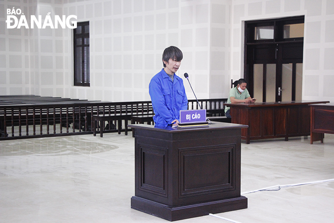 Bị cáo Nguyễn Duy Bằng tại tòa chiều 25-1. Ảnh: XUÂN DŨNG