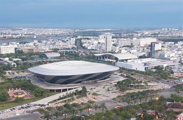 An aerial view of Da Nang city (Photo: VNA)