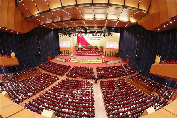 At the 13th National Party Congress's plenary session held in the morning of January 28 (Photo: VNA)