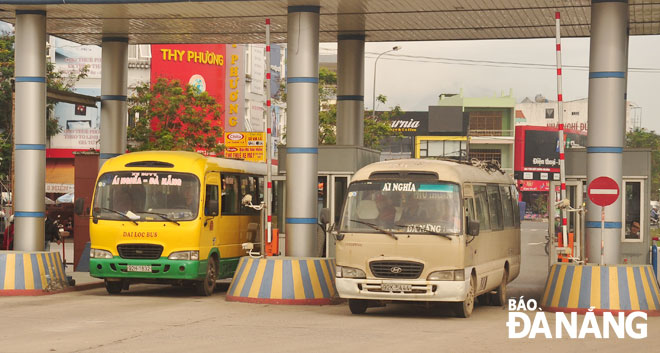 There has been a surge in travel demand for Tet. Here is a scene at the city’s inter-provincial coach station