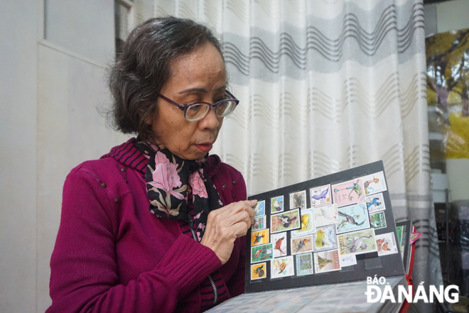 Mrs Thanh has collected zodiac stamps from both home and abroad 