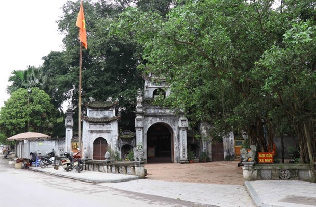 A rare deserted scene seen at a pagoda (Photo: VNA)