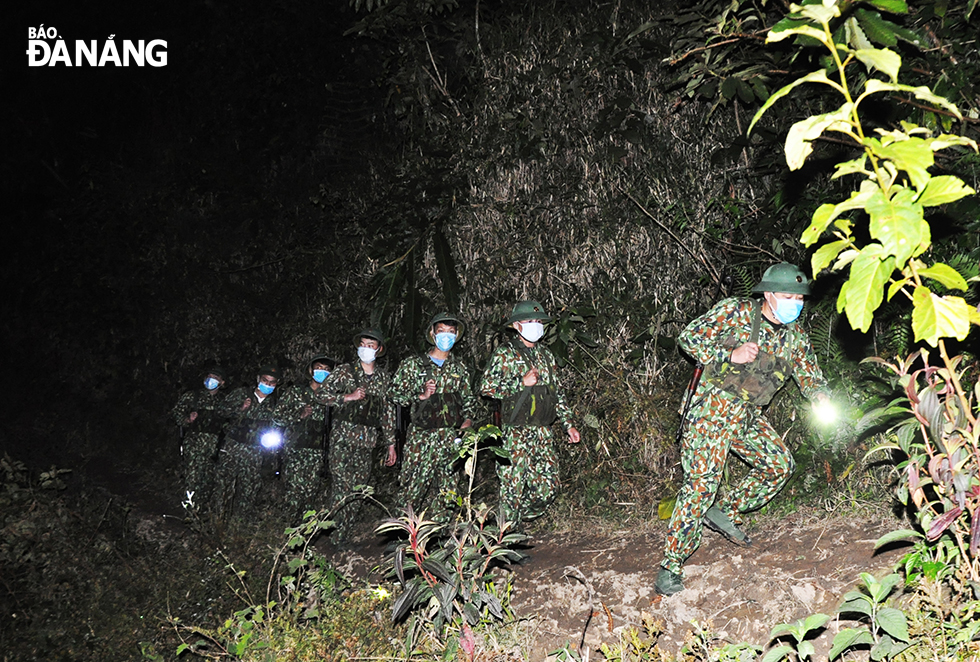 The hardworking border guards must task themselves with patrolling dozens of kilometres of unmanned mountainous paths with slippery slopes. 