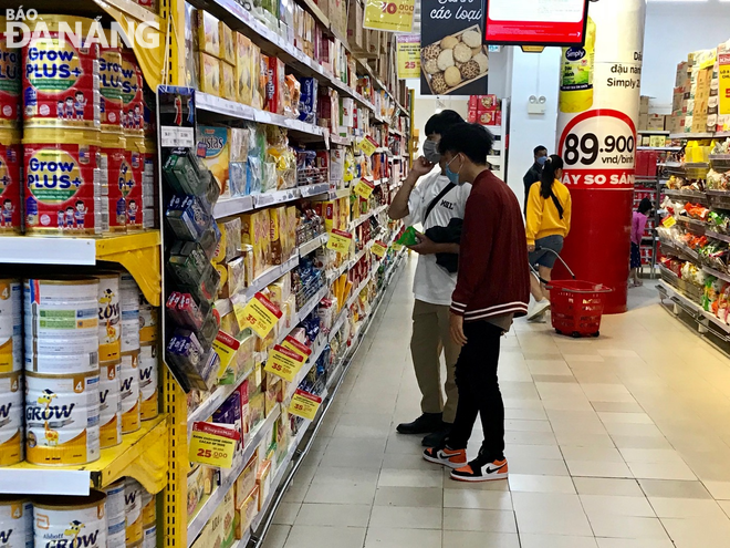 Picture taken at the BigC Mall on the third day of the Lunar New Year 2021