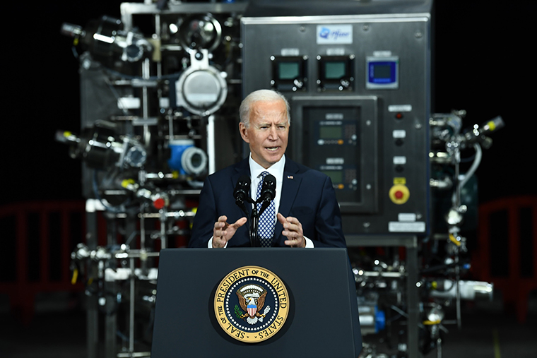 Tổng thống Mỹ Joe Biden phát biểu ngày 20/2. Ảnh: CNN