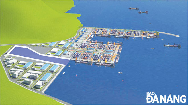 An artist’s impression of the Lien Chieu Port project