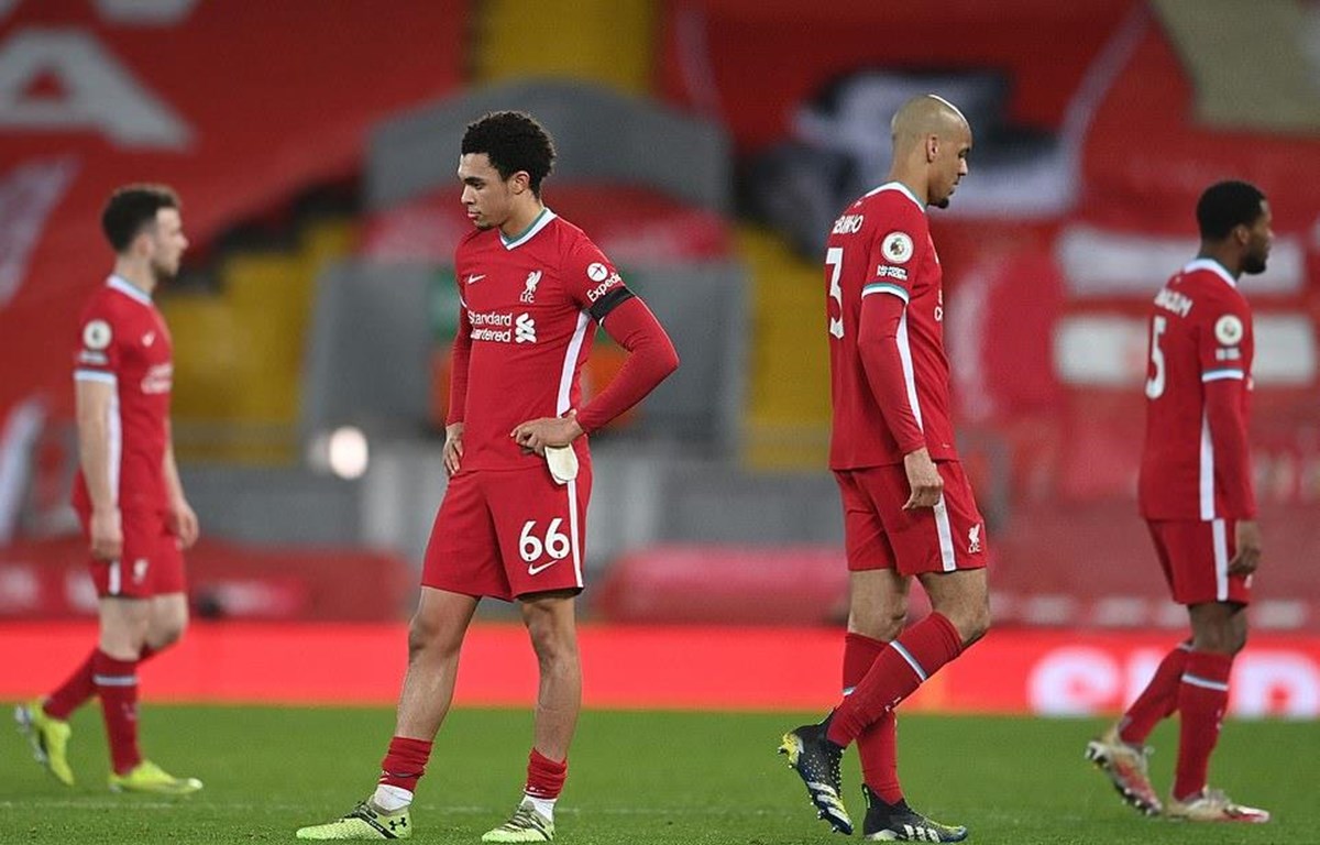 Liverpool lập kỷ lục tệ hại chưa từng có trong 129 năm lịch sử