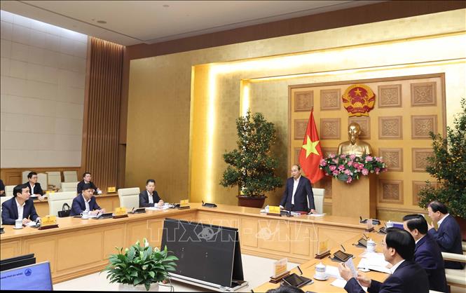 Thủ tướng Nguyễn Xuân Phúc phát biểu ý kiến. Ảnh: Thống Nhất/TTXVN