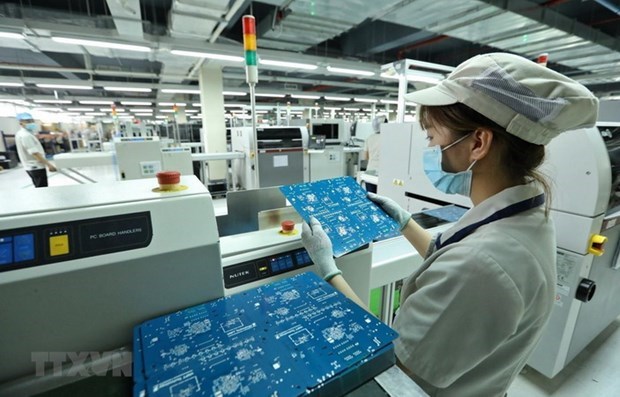 Production inside a firm in Viet Nam (Photo: VNA)