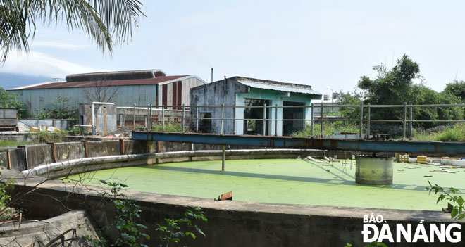 Trạm xử lý nước thải Thọ Quang cũ sắp được phá dỡ để xây dựng Trạm trung chuyển rác thải  khu vực Sơn Trà. Ảnh: HOÀNG HIỆP