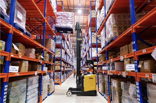 A logistic centre in HCM City. Companies are expected to implement digital strategies to continue to reach customers. (Photo courtesy of Shopee Vietnam)