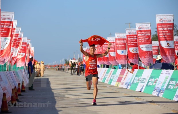 At the 61st Tien Phong Newspaper Marathon (Photo: VNA)