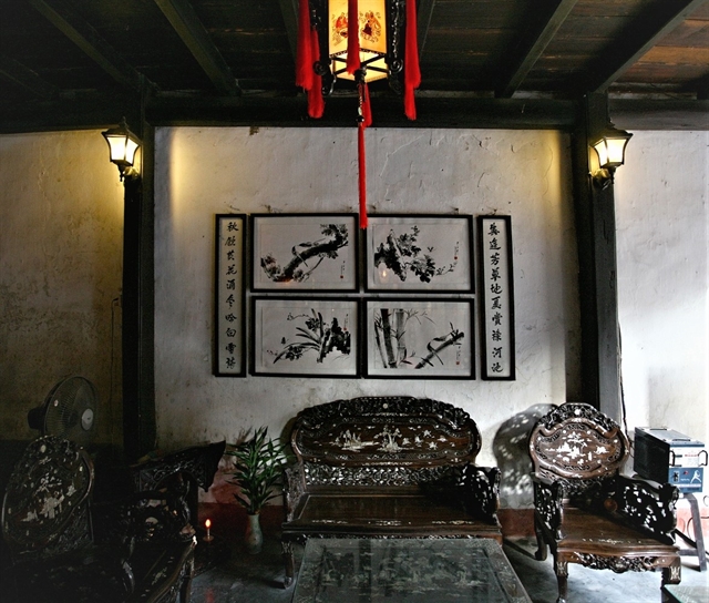 The furniture and interiors in the Phùng Hưng house are well maintained. VNA/VNS Photo