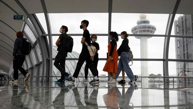 At Changi Airport of Singapore in January (Photo: Reuters)