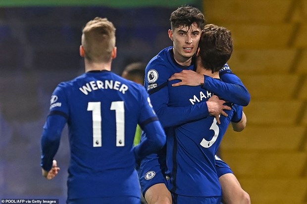 Kai Havertz góp công lớn giúp Chelsea chiến thắng. (Nguồn: Getty Images)