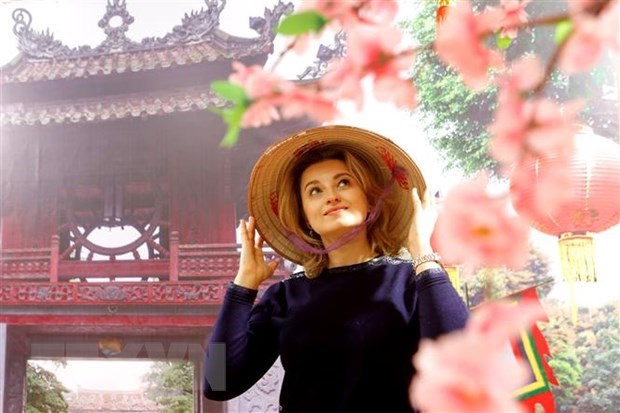 Vera Mazhirina, a Russian journalist and photographer (Photo: VNA)