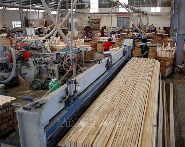 Despite the COVID-19 spread, Viet Nam earned 13.17 billion USD from wood exports in 2020, up 16.4 percent year-on-year. (Photo: VNA)