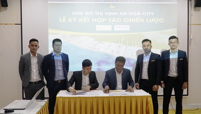 Công ty TNHH Đầu tư & TMDV THT Home chính thức ký kết hợp tác và trở thành đơn vị phân phối chính thức siêu dự án Khu đô thị Vịnh An Hòa City. 