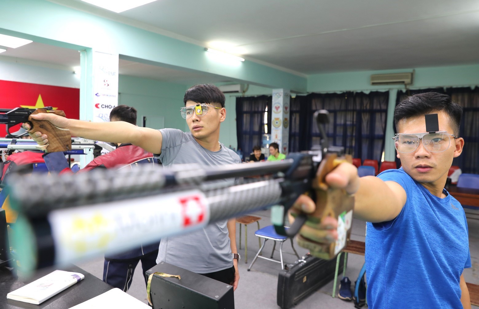 Tại SEA Games 31, trung tâm HLTTQG Hà Nội cũng sẽ là nơi tổ chức 3 môn thi đấu gồm bắn súng, bắn cung và bắn đĩa bay. Ảnh: TTXVN