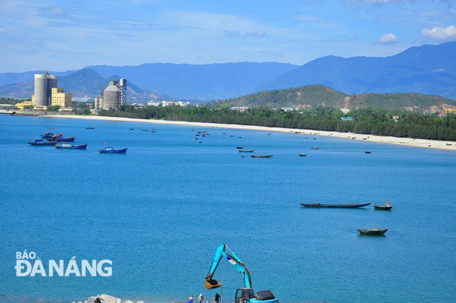 A view of the planned area earmarked for the Lien Chieu Port project