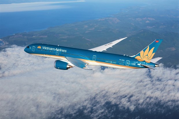 A plane of Vietnam Airlines (Photo: VNA)