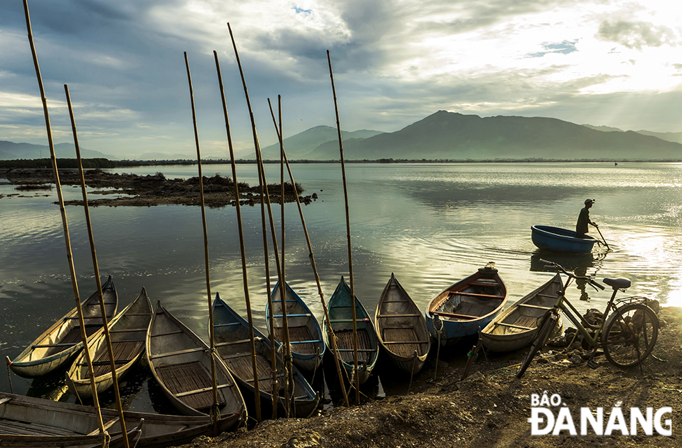 Most people make ends meet by fishing in Nai Lagoon at night.