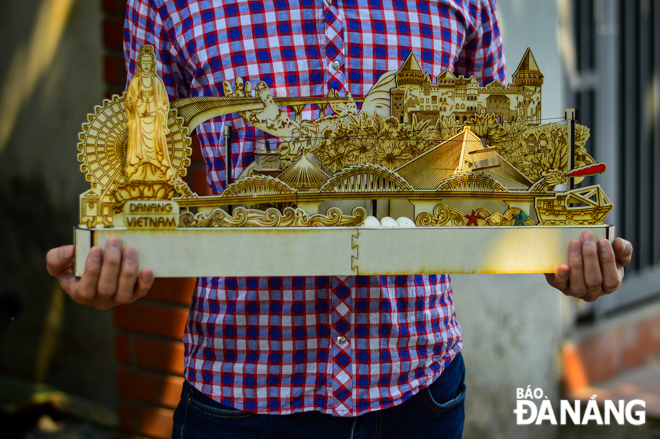 A large size model of Da Nang