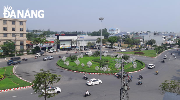 The intersection of Nguyen Huu Tho - Xo Viet Nghe Tinh streets will be upgraded in the coming time.