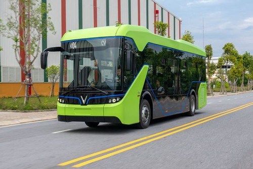 A Vinbus electric bus (Photo: Internet) 