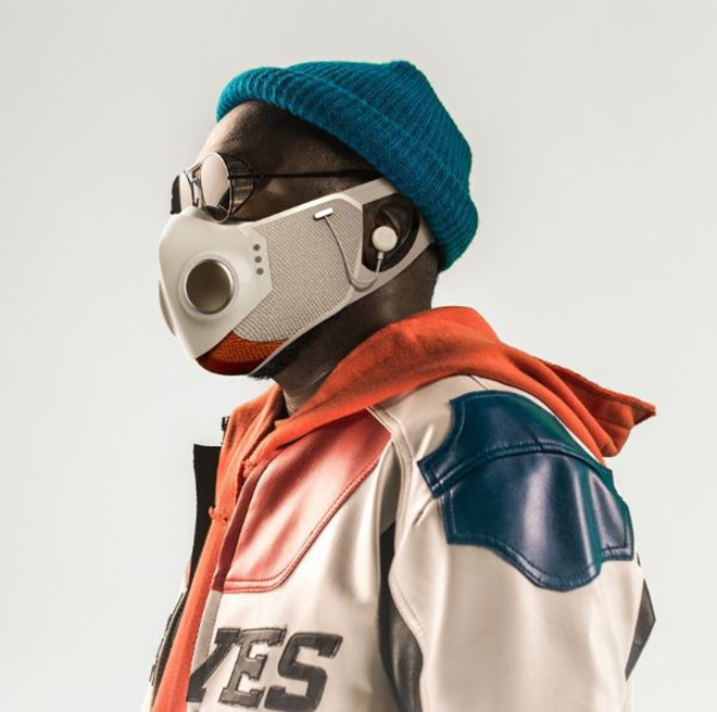 Khẩu trang Xupermask được ra mắt bởi Rapper Will.i.am và công ty Honeywell.(Nguồn: Quartz)